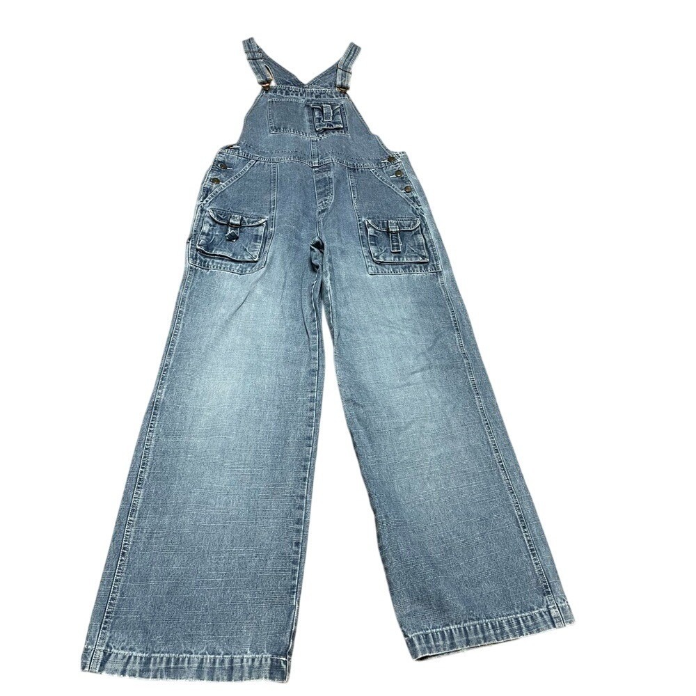 Vintage Disney Blue jean Denim Jumpsuit bib overalls large womens